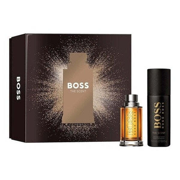 Hugo Boss The Scent gift set 50ml EDT deodorant, UK version