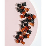 Brushworks mini claw clips black brown 20 pack - British product