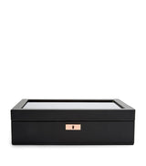 Harrods WOLF Vegan Leather Axis 10-Piece Watch Box- Buy online at McGrocer