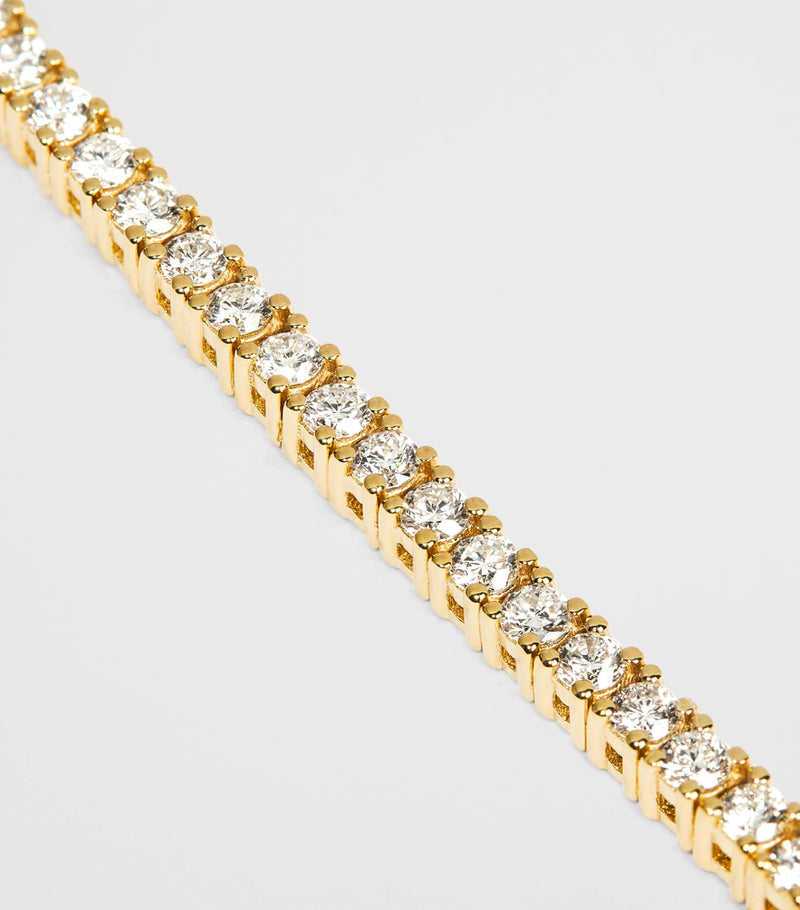 Harrods yellow gold and diamond tennis bracelet 2.00ct, UK version