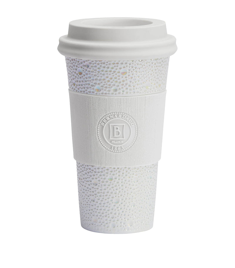 Bernardaud Ecume Nomad travel mug - British product