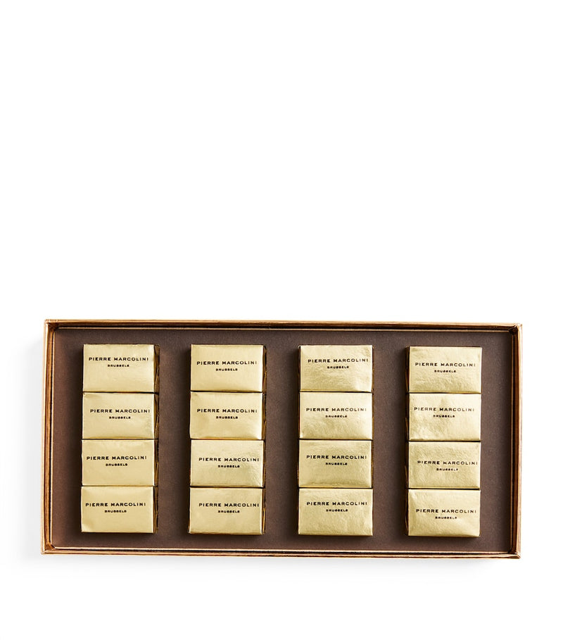 Pierre Marcolini chocolates selection box 16-piece 130g (British brand)
