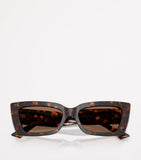 Jimmy Choo cat eye sunglasses in Havana tortoiseshell, imported from the UK