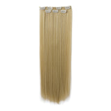 Superdrug Livingandhome 7Pcs Clip-In Straight Hair Extensions 55cm Blonde- Buy online at McGrocer