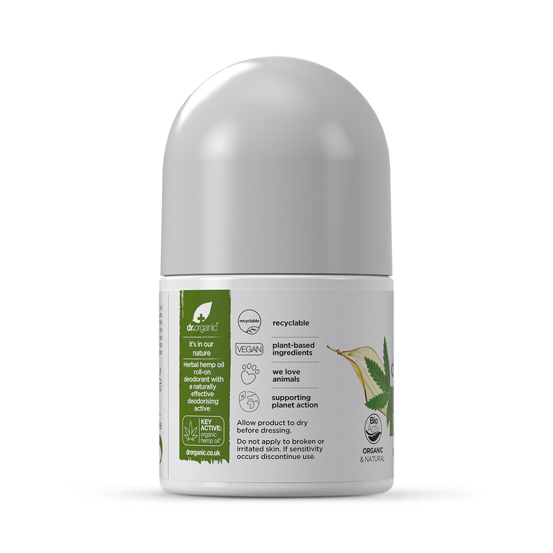 Dr Organic hemp oil deodorant 50ml - British product