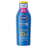 Superdrug Nivea SUN Protect Moisture Sun Cream Lotion SPF 20 200ml- Buy online at McGrocer