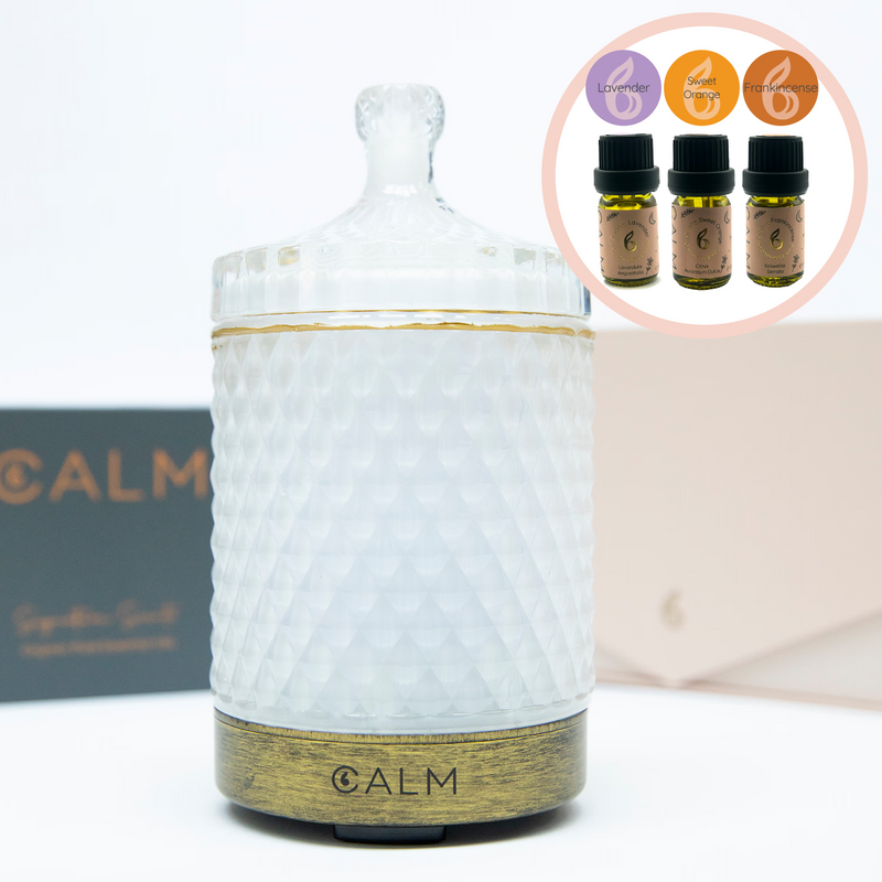 B Calm diffuser and essential oil set 3x5ml (British brand)