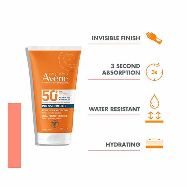 Avène Intense Protect Sun Cream Fluid 150ml - British product