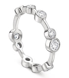 Boodles platinum diamond full-hoop ring 4.5mm - British product