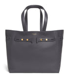 Thom Browne leather Cabas tote bag with zip pouch - British product