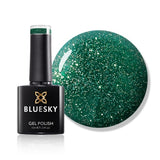 Bluesky gel polish Mistletoe Magic Christmas dark green bottle - British product