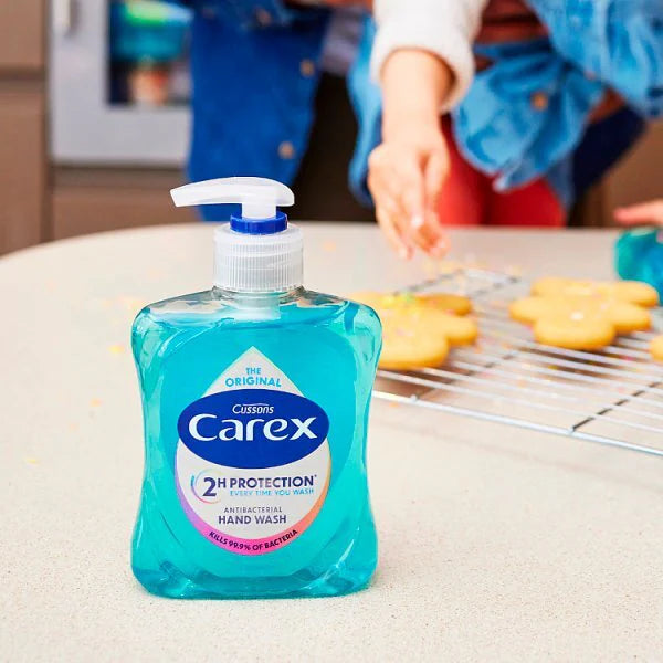 Carex original antibacterial hand wash 250ml, imported from the UK