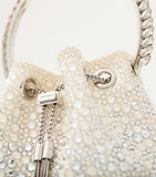 Jimmy Choo Bon Bon embellished top-handle bag, imported from the UK