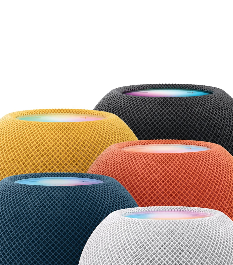 Apple mini smart speaker in orange - British product