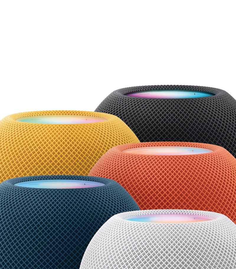 Apple mini smart speaker in orange - British product