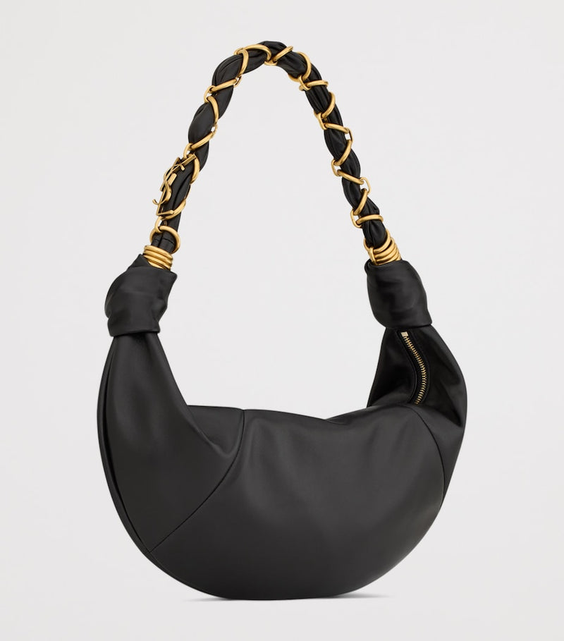 Saint Laurent small leather Amalia shoulder bag (British brand)