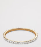 Monica Vinader Diamond Essentials ring 14kt gold, imported from the UK