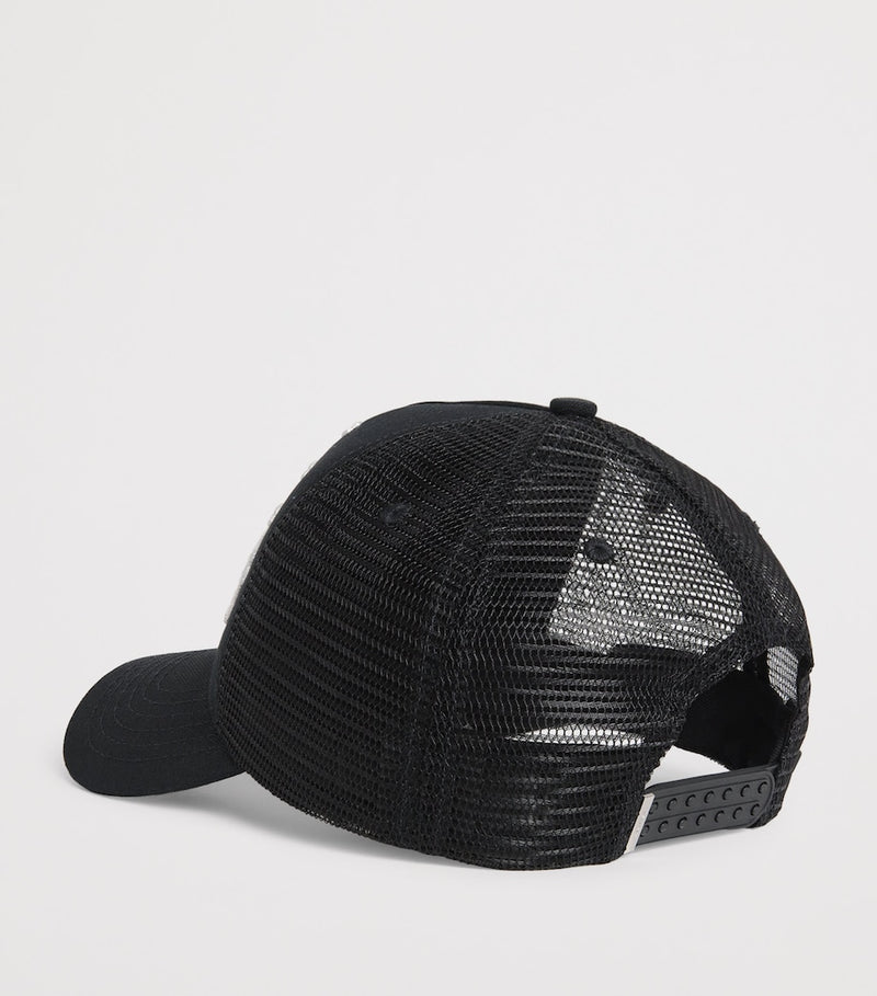 AMIRI Stacked Bones trucker hat, imported from the UK