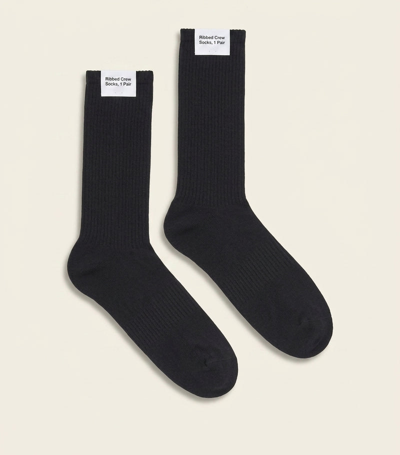 Pair of McQueen cotton-blend logo socks (British brand)