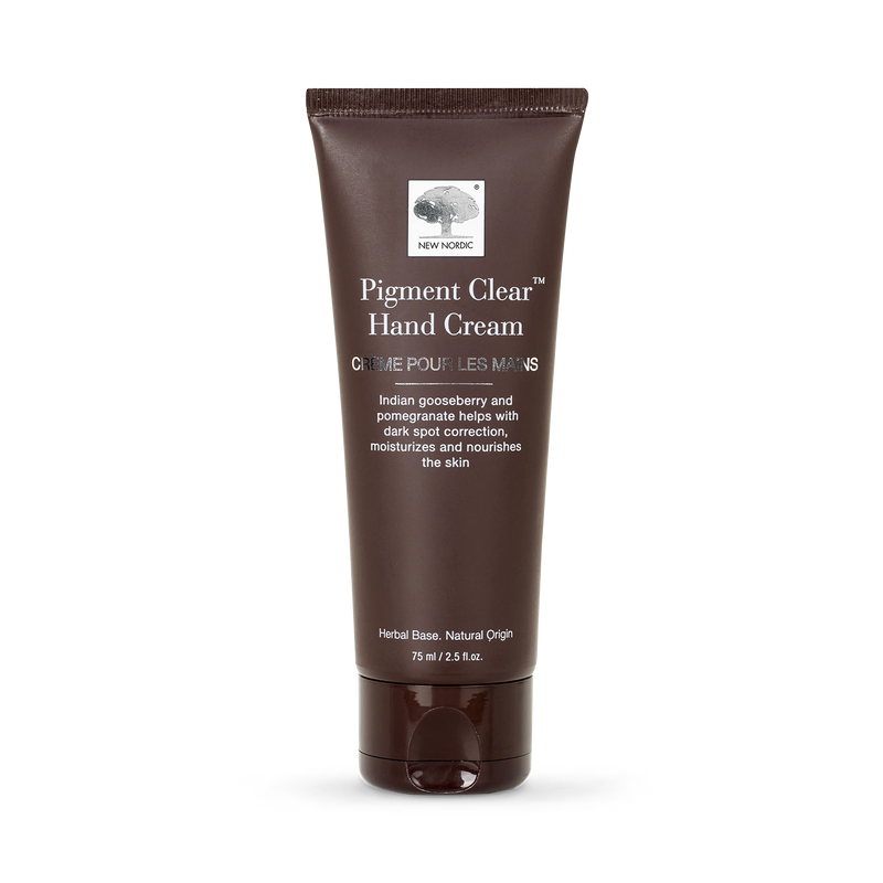 New Nordic Pigment Clear hand cream 75ml, imported from the UK