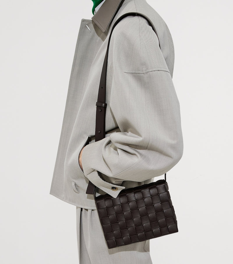 Bottega Veneta Intrecciato messenger bag calfskin leather - British product