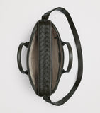 Bottega Veneta leather Intrecciato Getaway briefcase (British brand)
