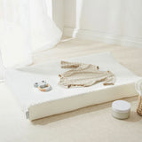 The Tiny Bed Co. anti-roll changing mat white fabric 69cm (British brand)