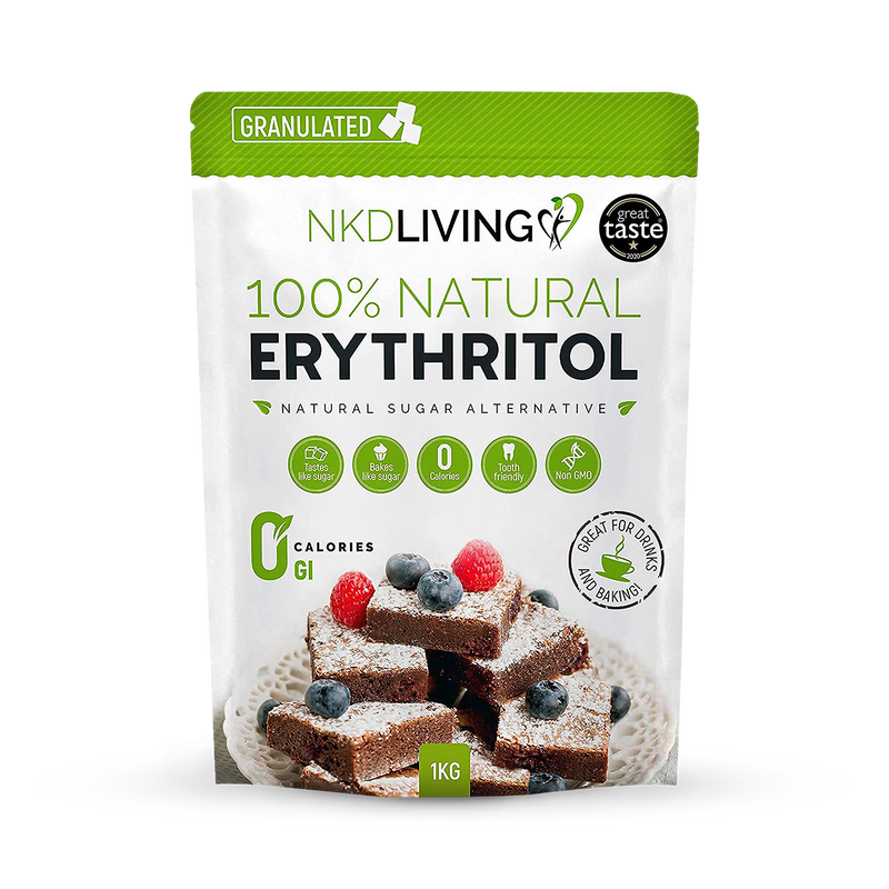 NKD Living Erythritol Granulated Natural Sugar Alternative 1kg