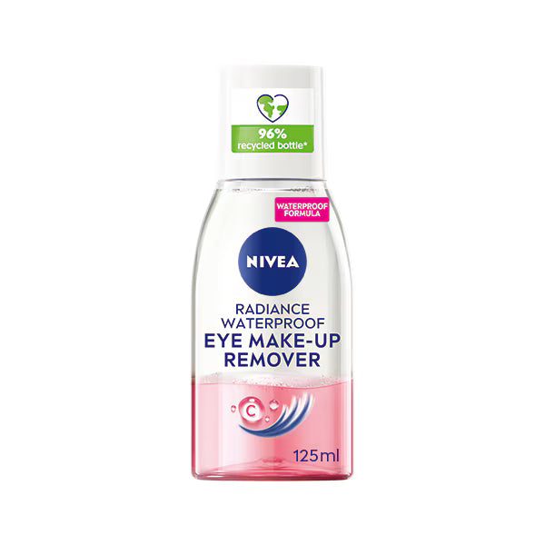 Nivea Eye Makeup Remover Radiance 125ml, imported from the UK