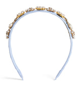 Harrods David Charles Diamanté and Faux Pearl-Embellished Headband Hair Accessory- Buy online at McGrocer