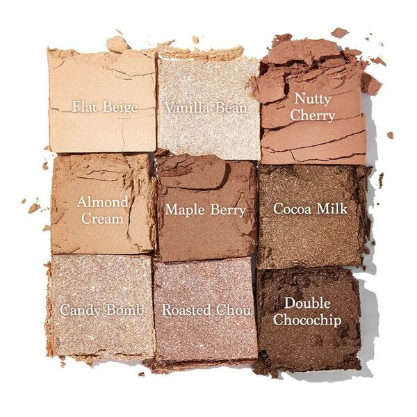 DASIQUE Eye Shadow Palette #01 Sugar Brownie, imported from the UK