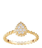 Boucheron Serpent Bohème yellow gold diamond ring, imported from the UK