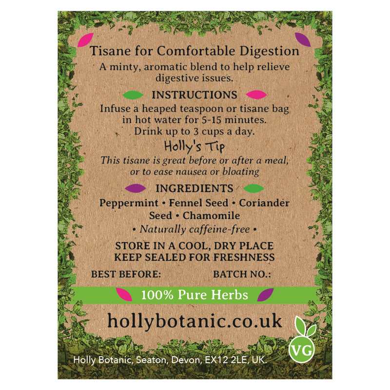Holly Botanic Digest Tisane peppermint chamomile loose tea - British product