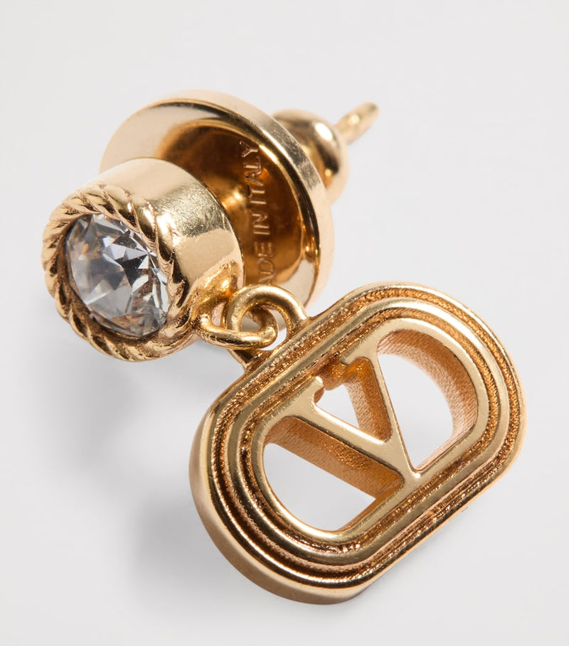 Valentino Garavani Ovalette crystal stud earrings, UK version