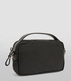 Giorgio Armani mini crossbody bag recycled nylon leather trim (British brand)