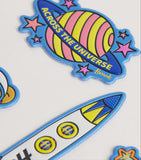 Harrods Pop Rocket stickers set of 6 - British product