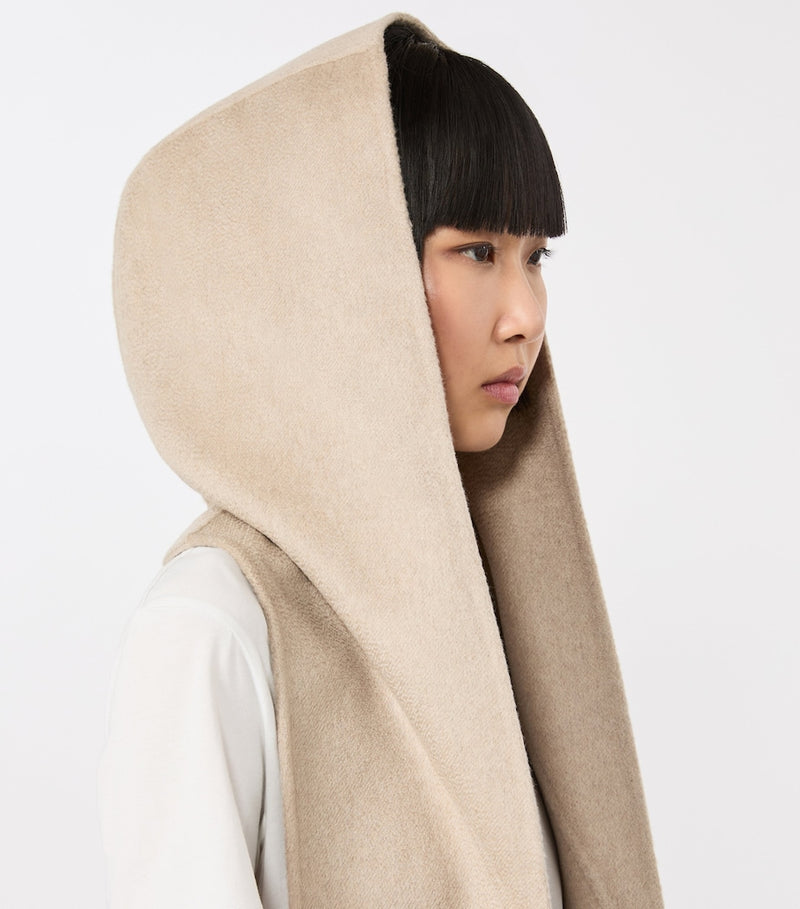 Max Mara cashmere hooded scarf - British product