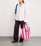 Harrods embellished fish tote bag, imported from the UK