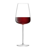 Harrods Set of two handmade red wine grand glasses with 800ml capacity- Buy online at McGrocer