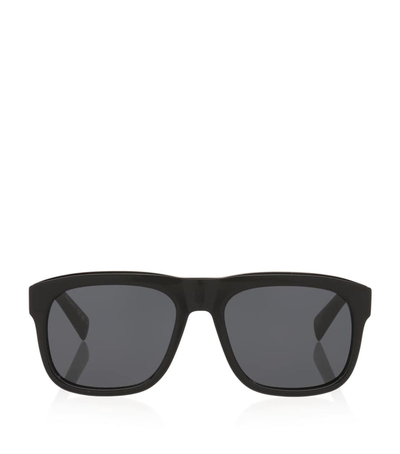 Saint Laurent SL 558 rectangular acetate sunglasses, imported from the UK