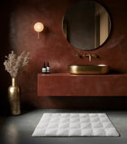Graccioza Egyptian cotton diamonds bath mat 60x100cm (British brand)