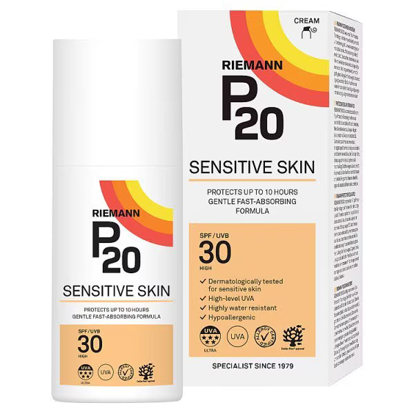 Riemann P20 Sensitive Sun Cream 200ml, imported from the UK