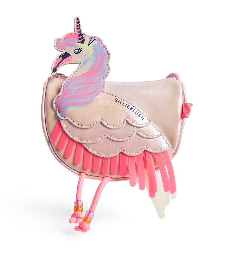 Billieblush unicorn flamingo cross-body bag for kids - British product