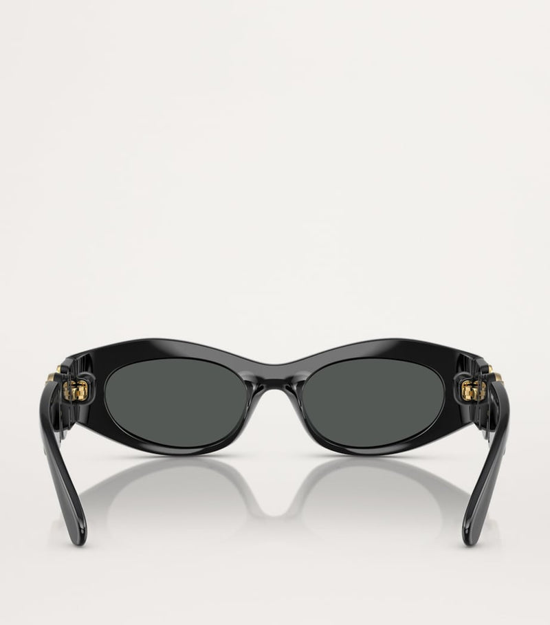 Versace acetate oval sunglasses, UK version