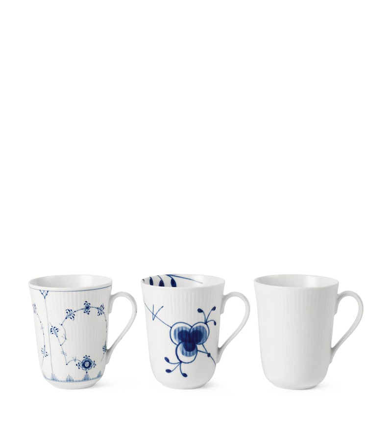 Royal Copenhagen porcelain history cup gift set, imported from the UK