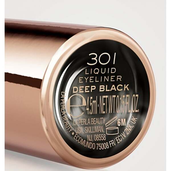 La Perla Liquid Eyeliner Deep Black 4.5ml, imported from the UK