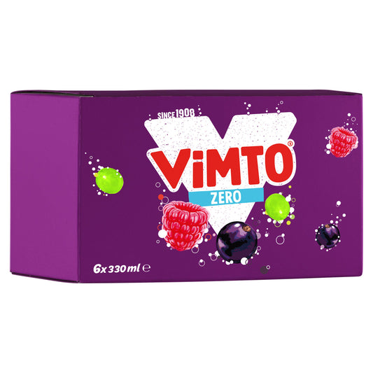 Vimto Sparkling, No Added Sugar 6x330ml GOODS Sainsburys   