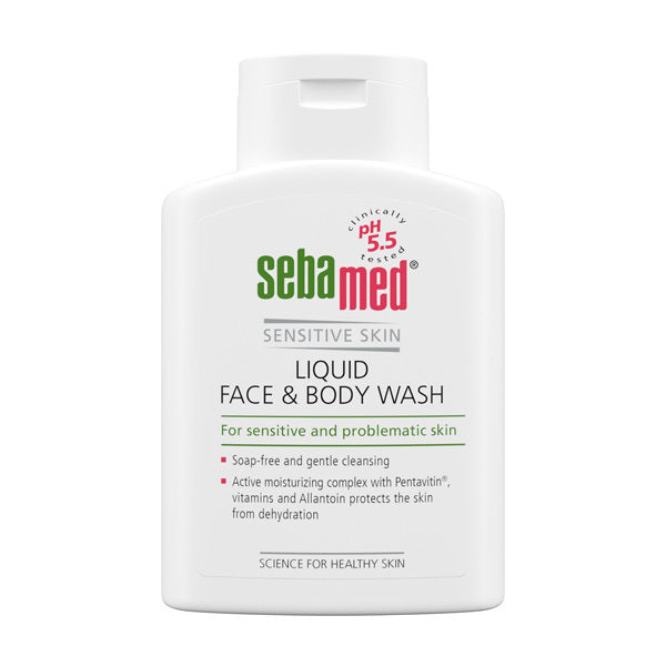 Sebamed Liquid Face and Body Wash 200ml (British brand)