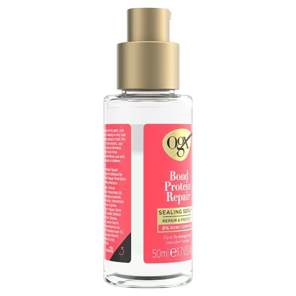 OGX Bond Protein Repair Sealing Serum 50ml, imported from the UK