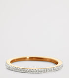 Monica Vinader gold vermeil white diamond eternity ring - British product